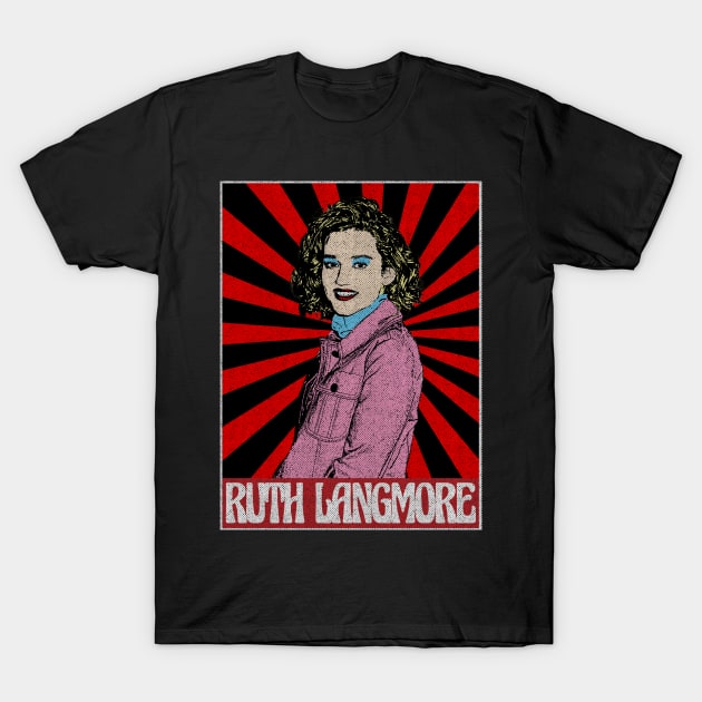 Vintage Ruth Langmore Pop Art T-Shirt by Motor Lipat